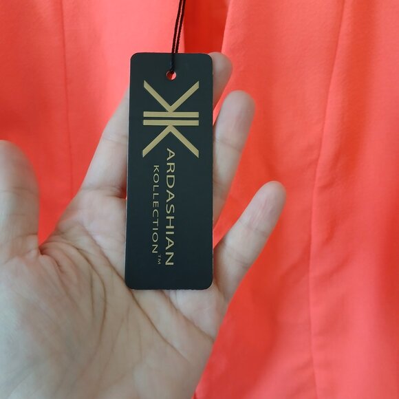 Kim Kardashian Womens Blazer and Pencil Skirt Set Hot Pink Long Sleeve SZ XL NWT - Picture 16 of 16